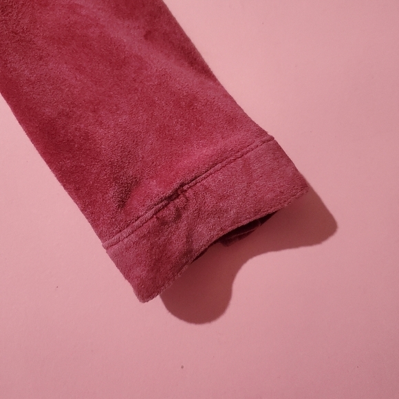 Totally 2000s Y2K Berry Pink Suede Jacket - Picture 4 of 10